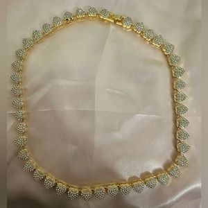 rhinestone necklace